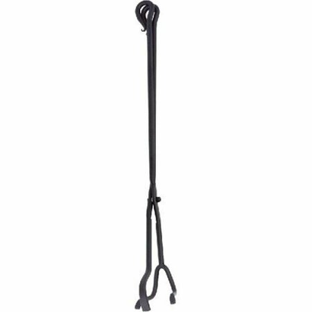 DAGAN Individual Hearth & Fire Pit Tool with Hook Handle - , Black TONG